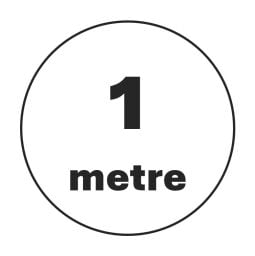 1 metre