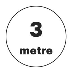 3 metre