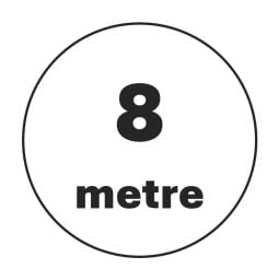 8 metre