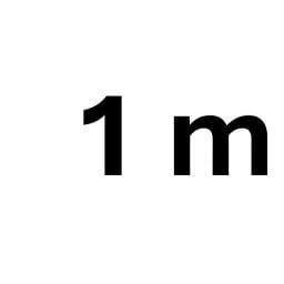 1 m (100cmx180cm)