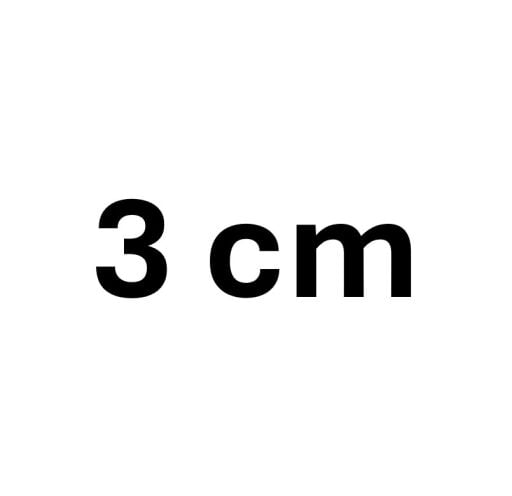 3 cm