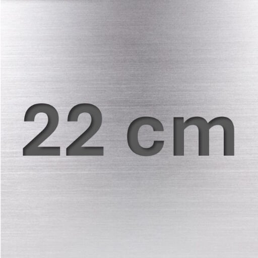 22 cm