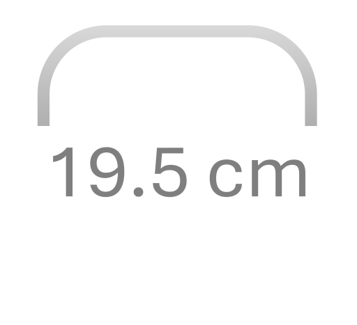 19.5 cm