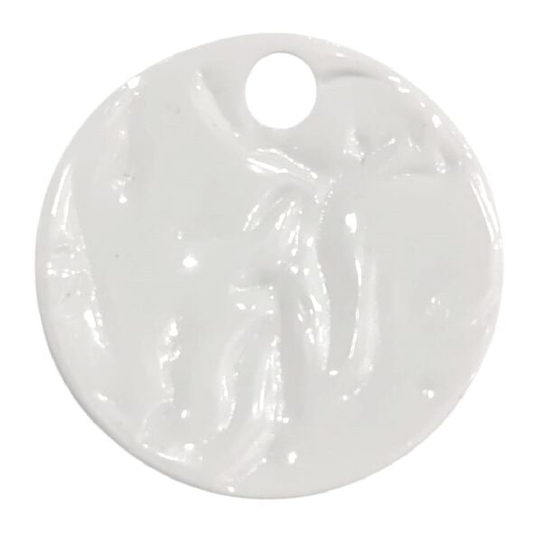 2.5 cm Desenli Pul Beyaz - 100 gr