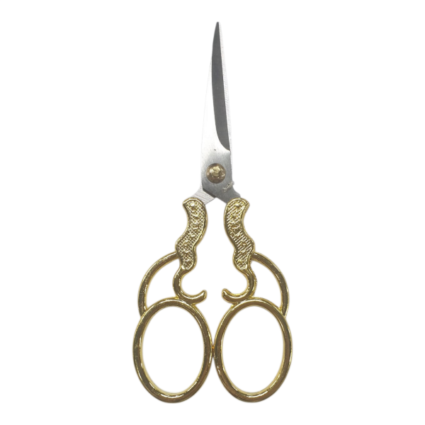 RETRO NAKIŞ MAKASI - GOLD RENK