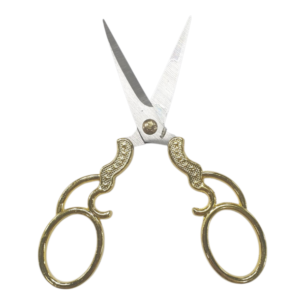 RETRO NAKIŞ MAKASI - GOLD RENK