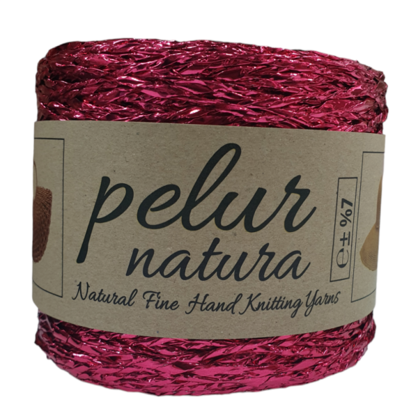 METALİK KAĞIT İP FUŞYA