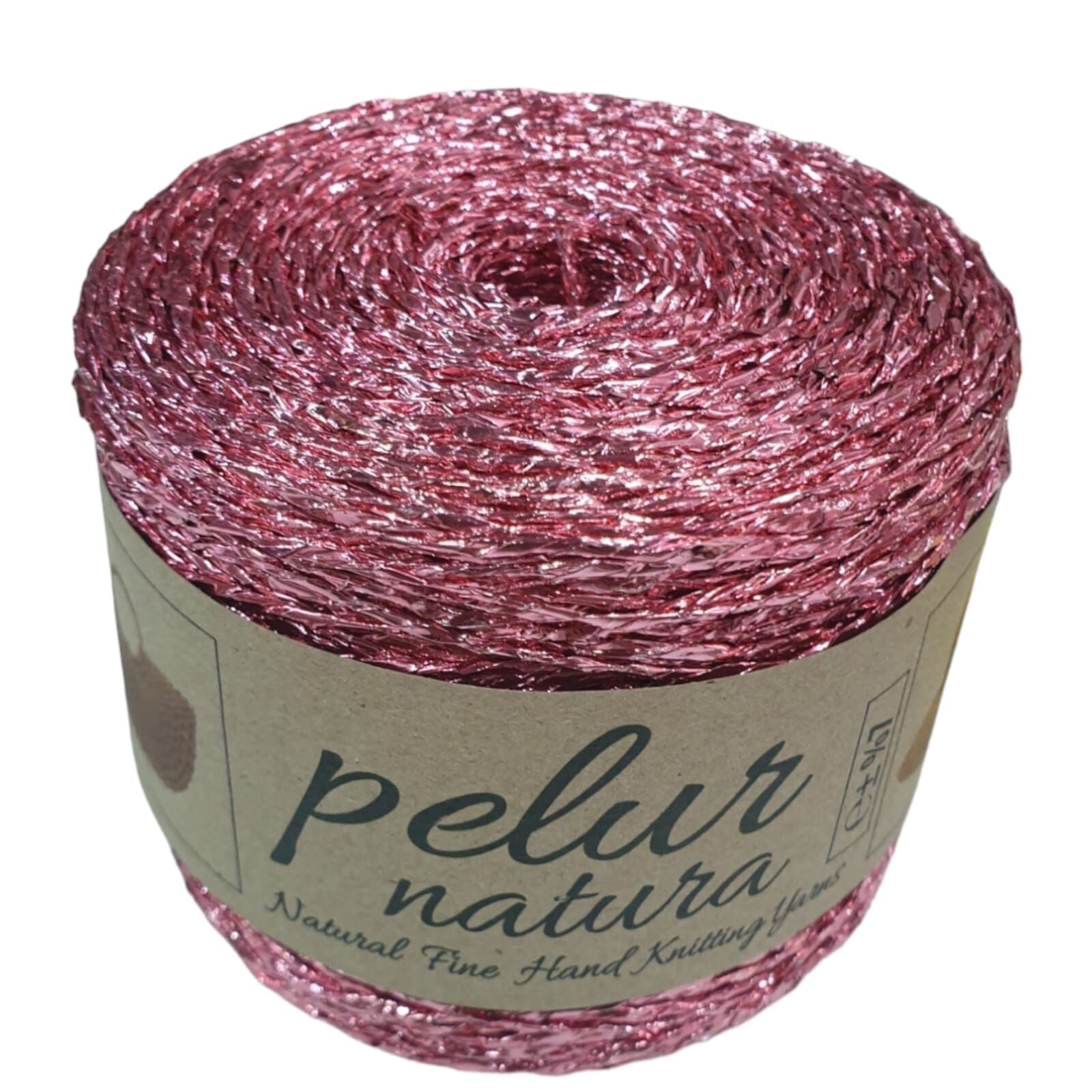 METALİK KAĞIT İP PEMBE