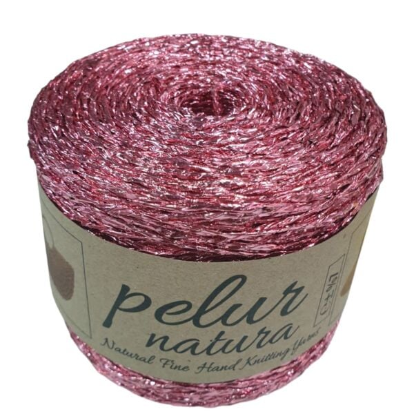 METALİK KAĞIT İP PEMBE