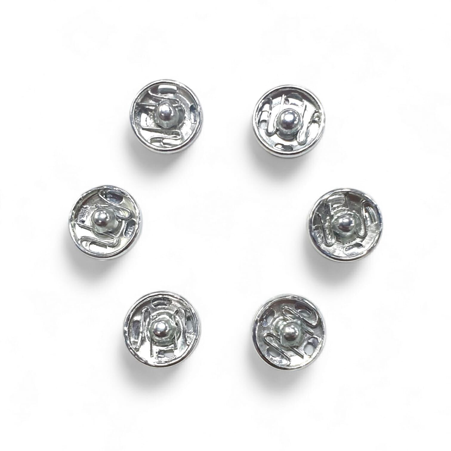 8 mm METAL ÇITÇIT (6 adet) Nikel