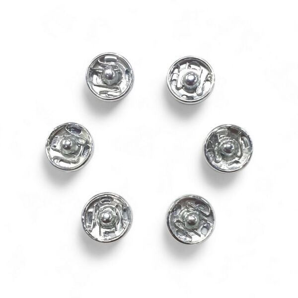8 mm METAL ÇITÇIT (6 adet) Nikel