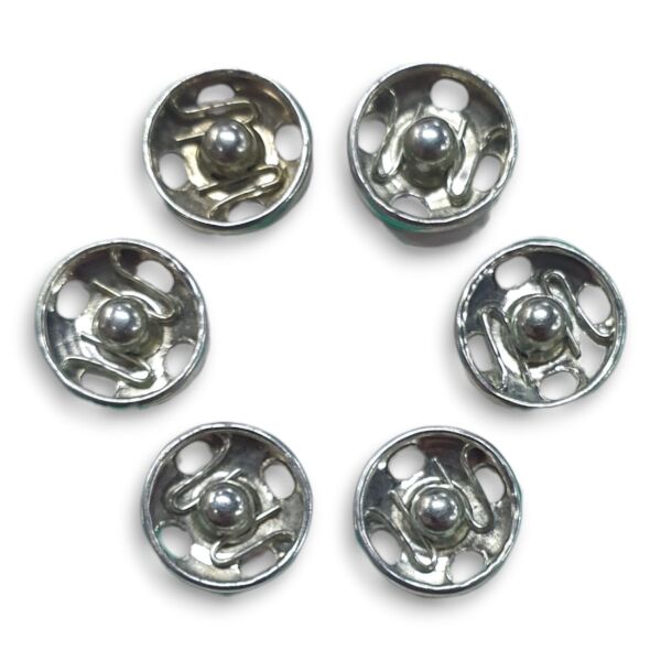 10 mm METAL ÇITÇIT (6 adet) Nikel