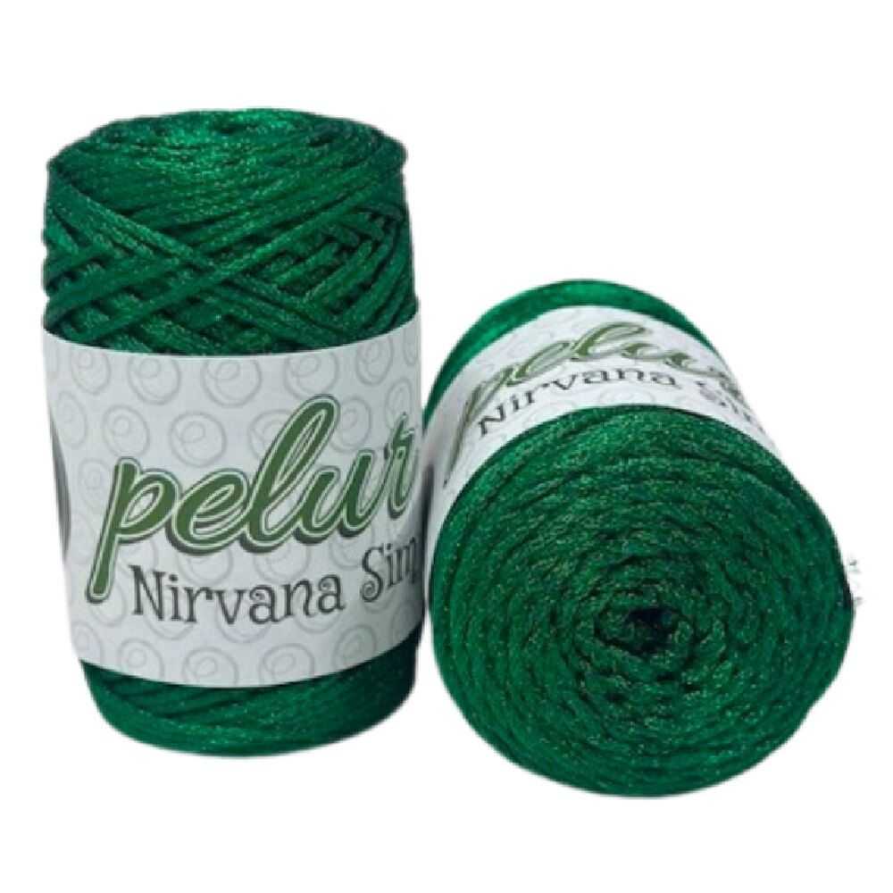 PELUR NİRVANA SİMLİ MAKROME İPİ Yeşil