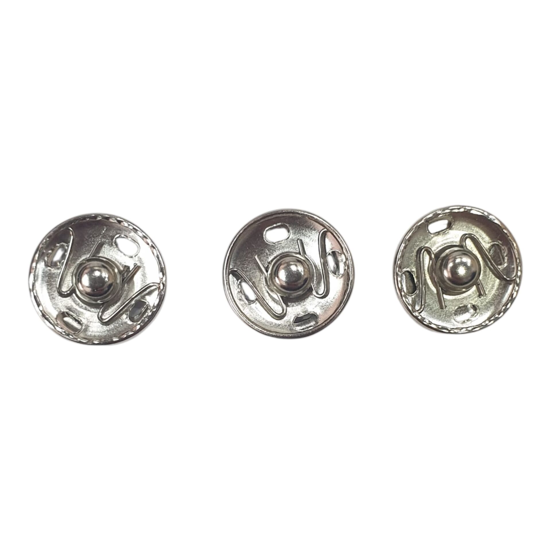12 mm METAL ÇITÇIT (3 adet) Nikel