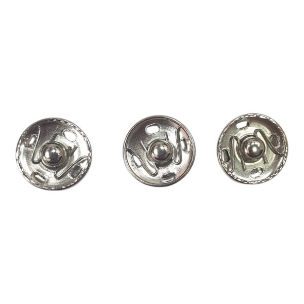 12 mm METAL ÇITÇIT (3 adet) Nikel