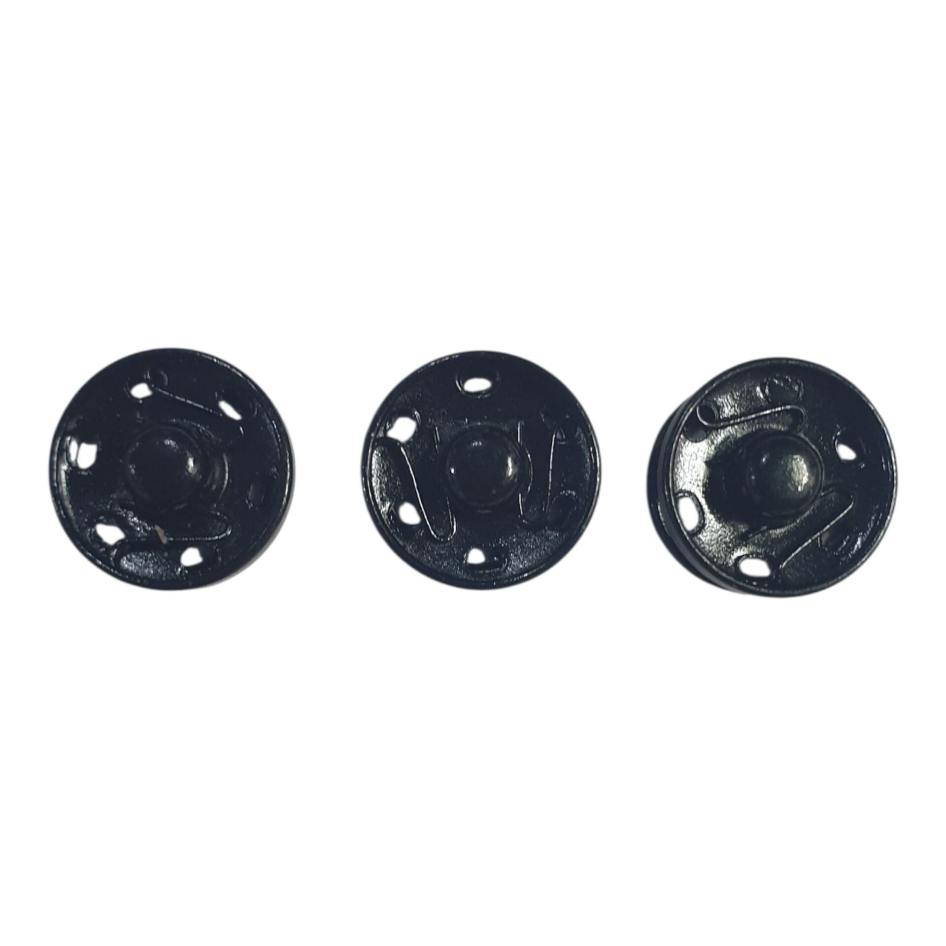 15 mm METAL ÇITÇIT (3 adet) Mat Siyah