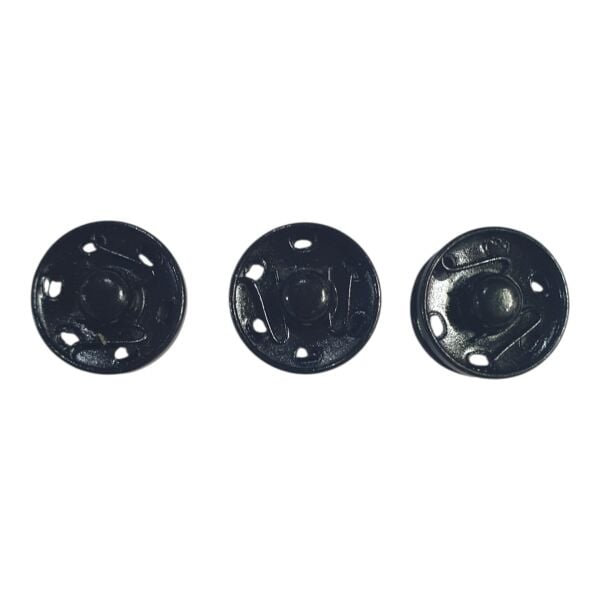 15 mm METAL ÇITÇIT (3 adet) Mat Siyah