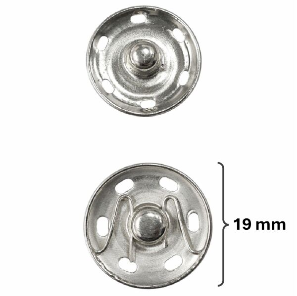 19 mm METAL ÇITÇIT Nikel