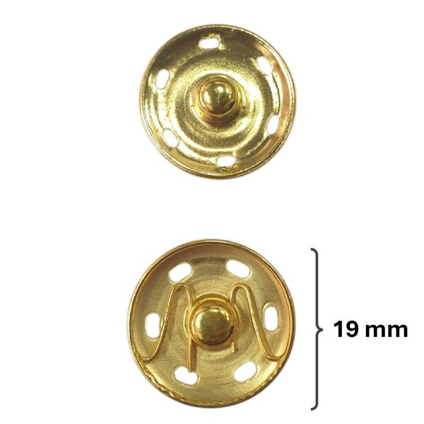 19 mm METAL ÇITÇIT Gold