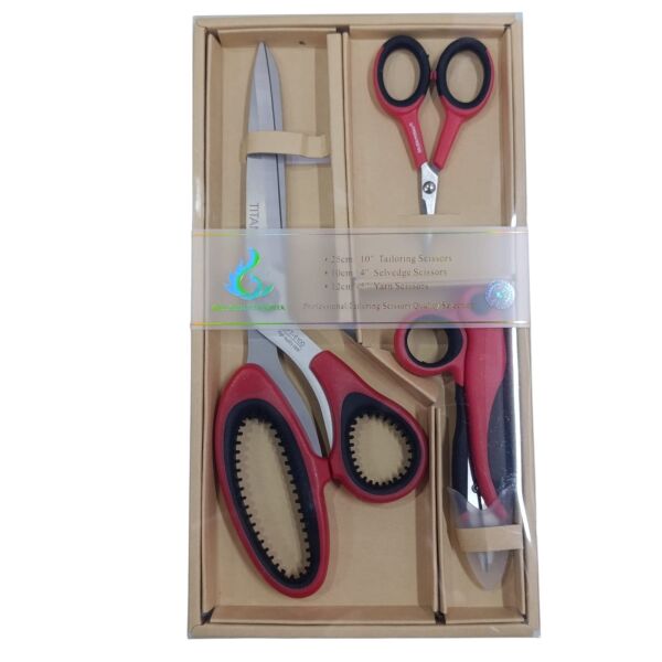 GOLDEN PHOENIX 3'LÜ TİTANYUM MAKAS SETİ