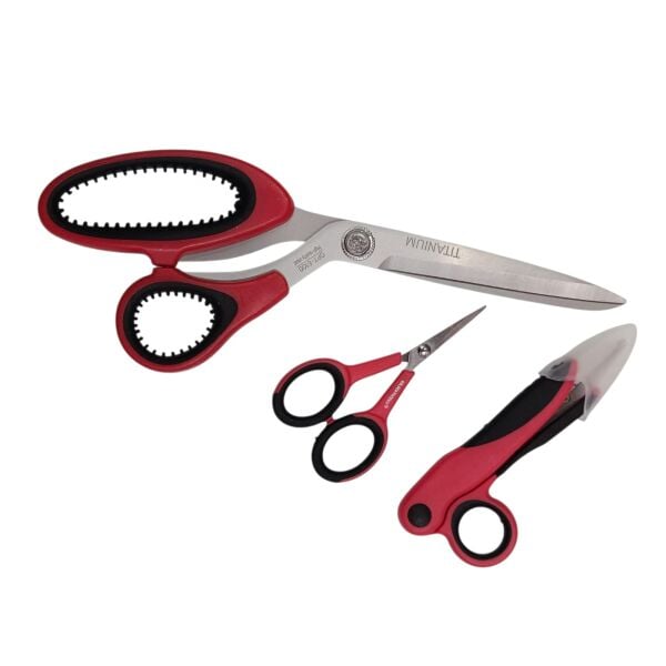 GOLDEN PHOENIX 3'LÜ TİTANYUM MAKAS SETİ