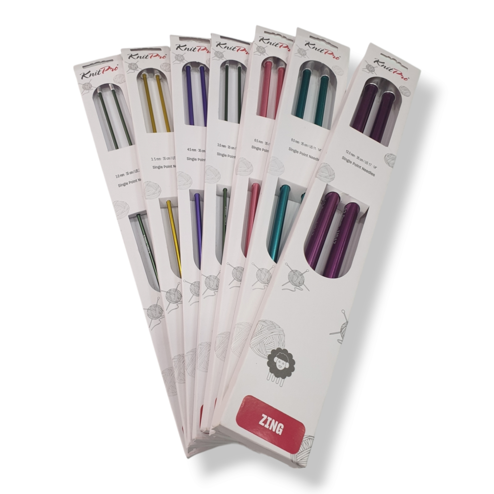 KNITPRO ZING 35cm METAL ÖRGÜ ŞİŞİ