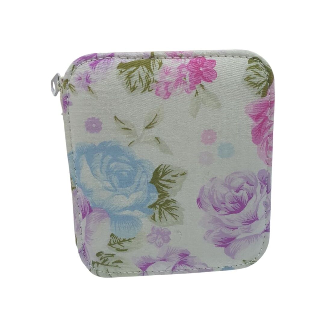 CÜZDANLI DİKİŞ SETİ 12x10 cm ÇİÇEKLİ