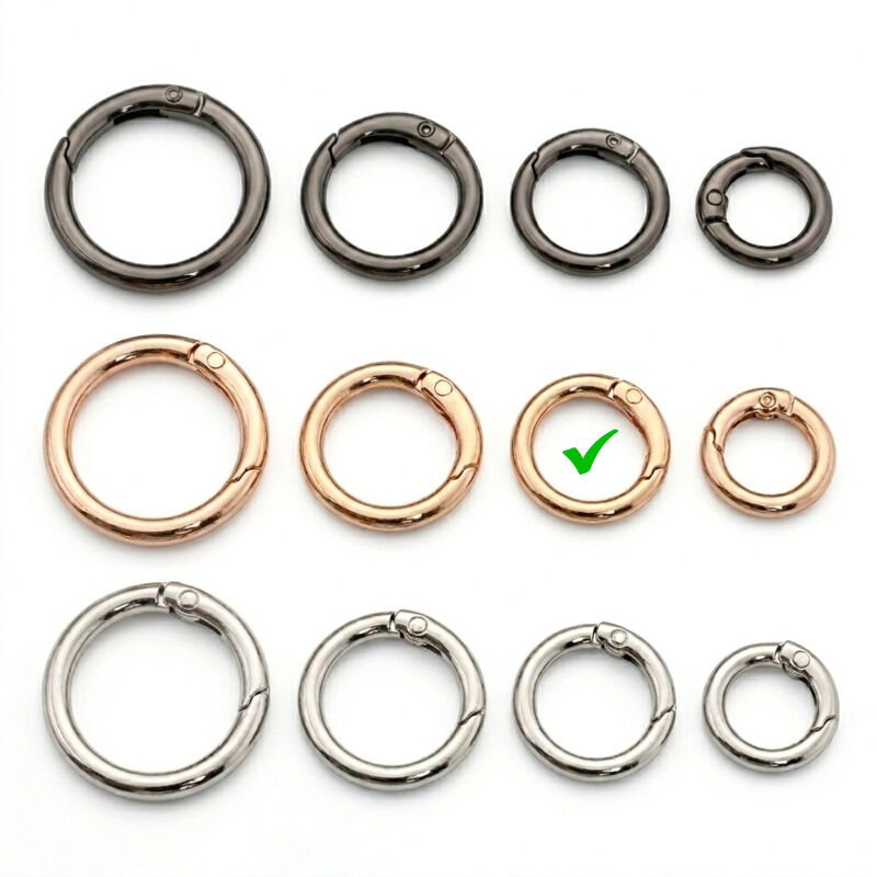 Yuvarlak Yaylı Halka Gold - 2,5 cm