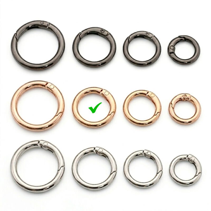 Yuvarlak Yaylı Halka Gold - 3 cm