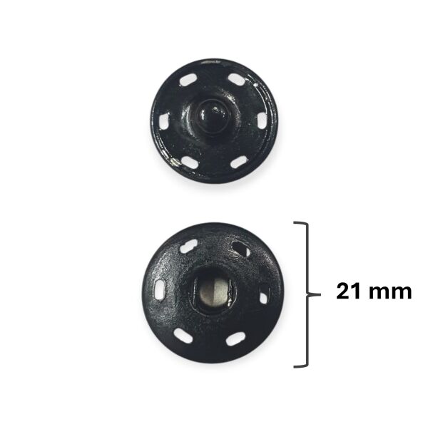 21 mm METAL ÇITÇIT Mat Siyah