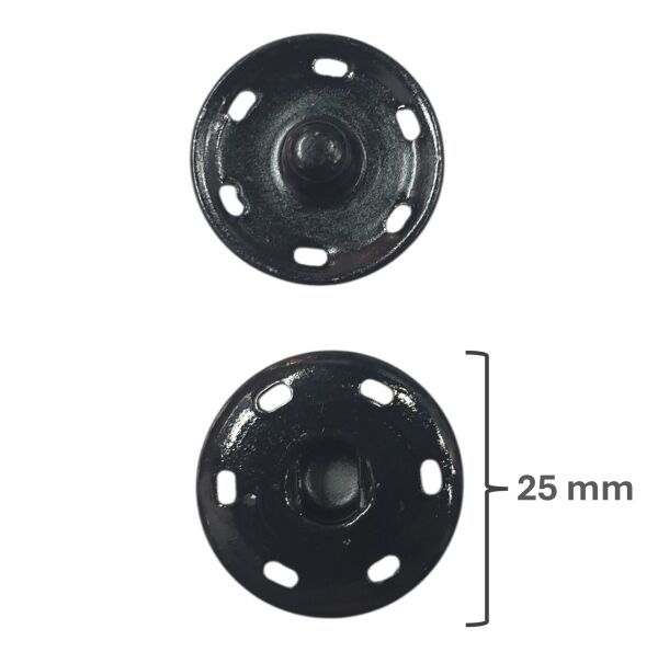25 mm METAL ÇITÇIT Mat Siyah