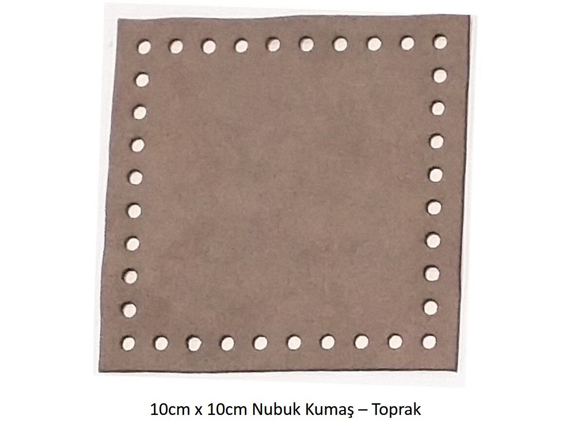 10X10 NUBUK KUMAŞ 001-TOPRAK