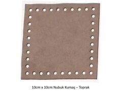 10X10 NUBUK KUMAŞ 001-TOPRAK