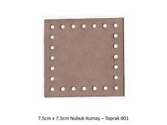 7.5X7.5 NUBUK KUMAŞ 001-TOPRAK