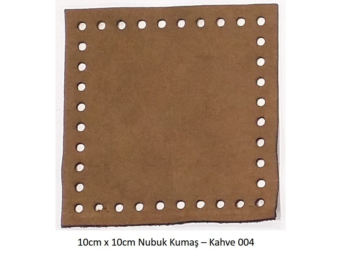 10X10 NUBUK KUMAŞ 004-KAHVE