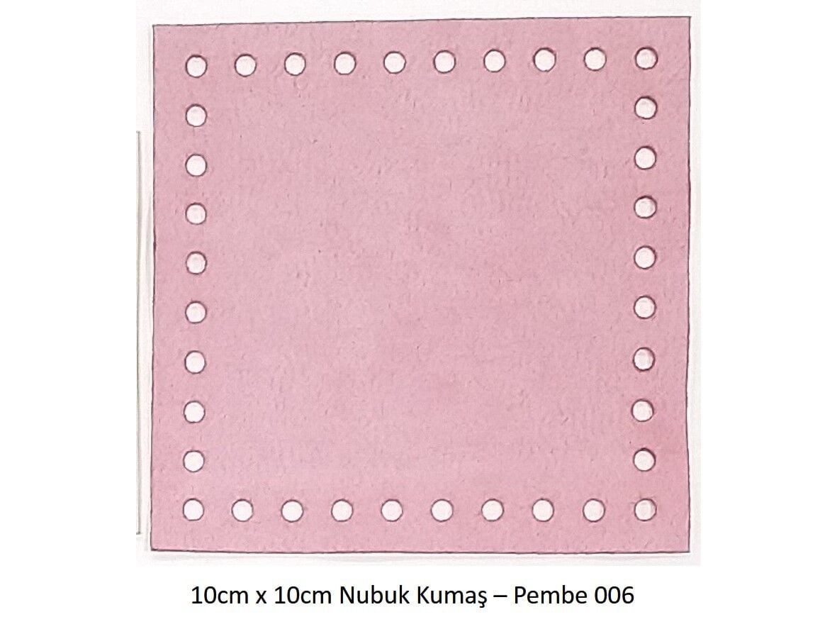 10X10 NUBUK KUMAŞ 006-PEMBE