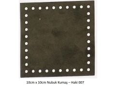 10X10 NUBUK KUMAŞ 007-HAKİ