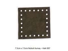 7.5X7.5 NUBUK KUMAŞ 007-HAKİ