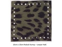 10X10 NUBUK KUMAŞ 803-LEOPAR HAKİ