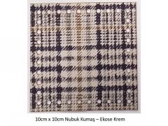 10X10 NUBUK KUMAŞ 902-EKOSE KREM