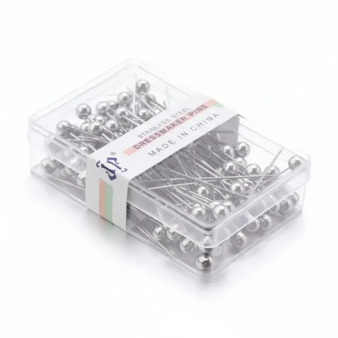 Metalik Başlı Toplu İğne (38 mm) Gümüş
