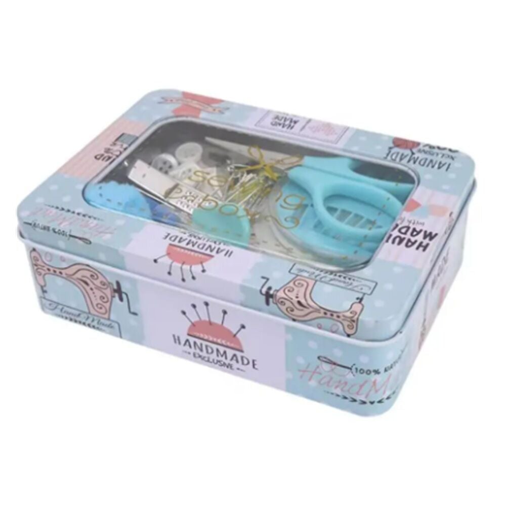 Dikdörtgen Metal Kutu Dikiş Seti - 1