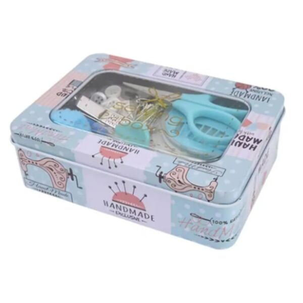 Dikdörtgen Metal Kutu Dikiş Seti - 1