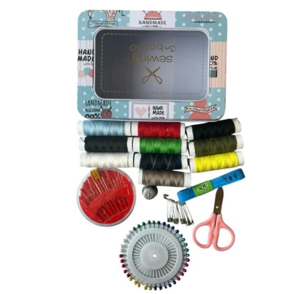 Dikdörtgen Metal Kutu Dikiş Seti - 1