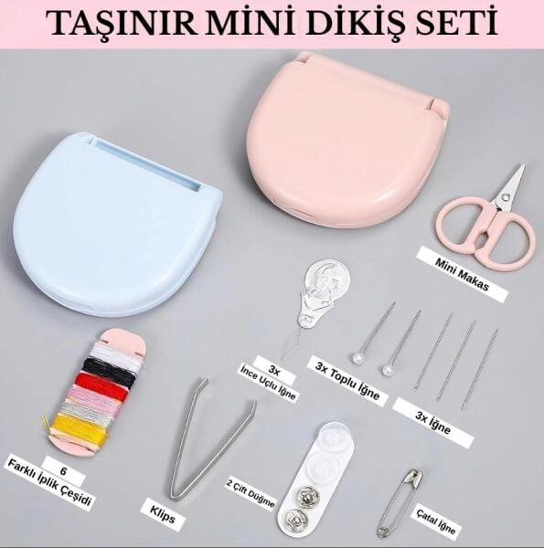 Taşınır Mini Dikiş Seti