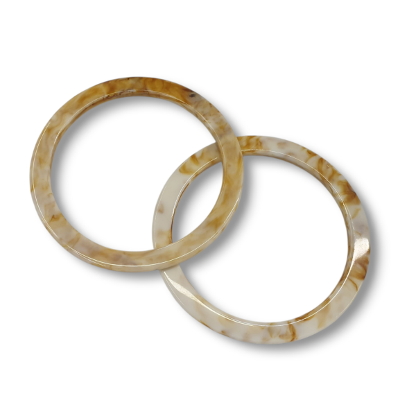 Akrilik Yuvarlak Çanta Sapı-1 (15 cm)