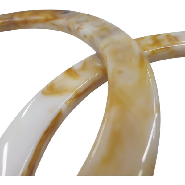 Akrilik Yuvarlak Çanta Sapı-1 (15 cm)