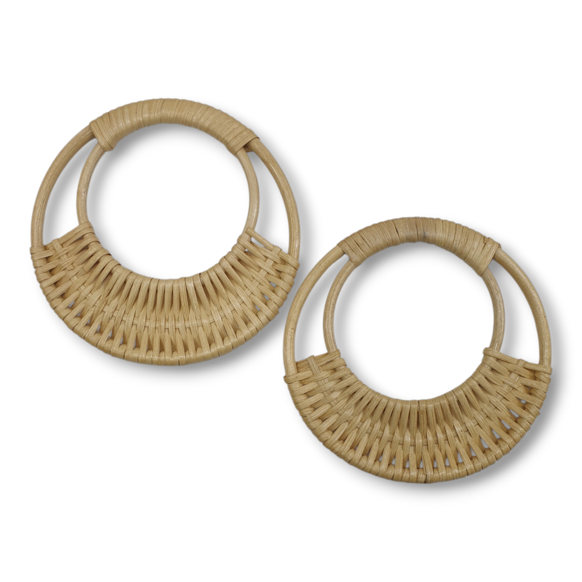 Bambu Rattan Çanta Sapı-1 (16 cm)