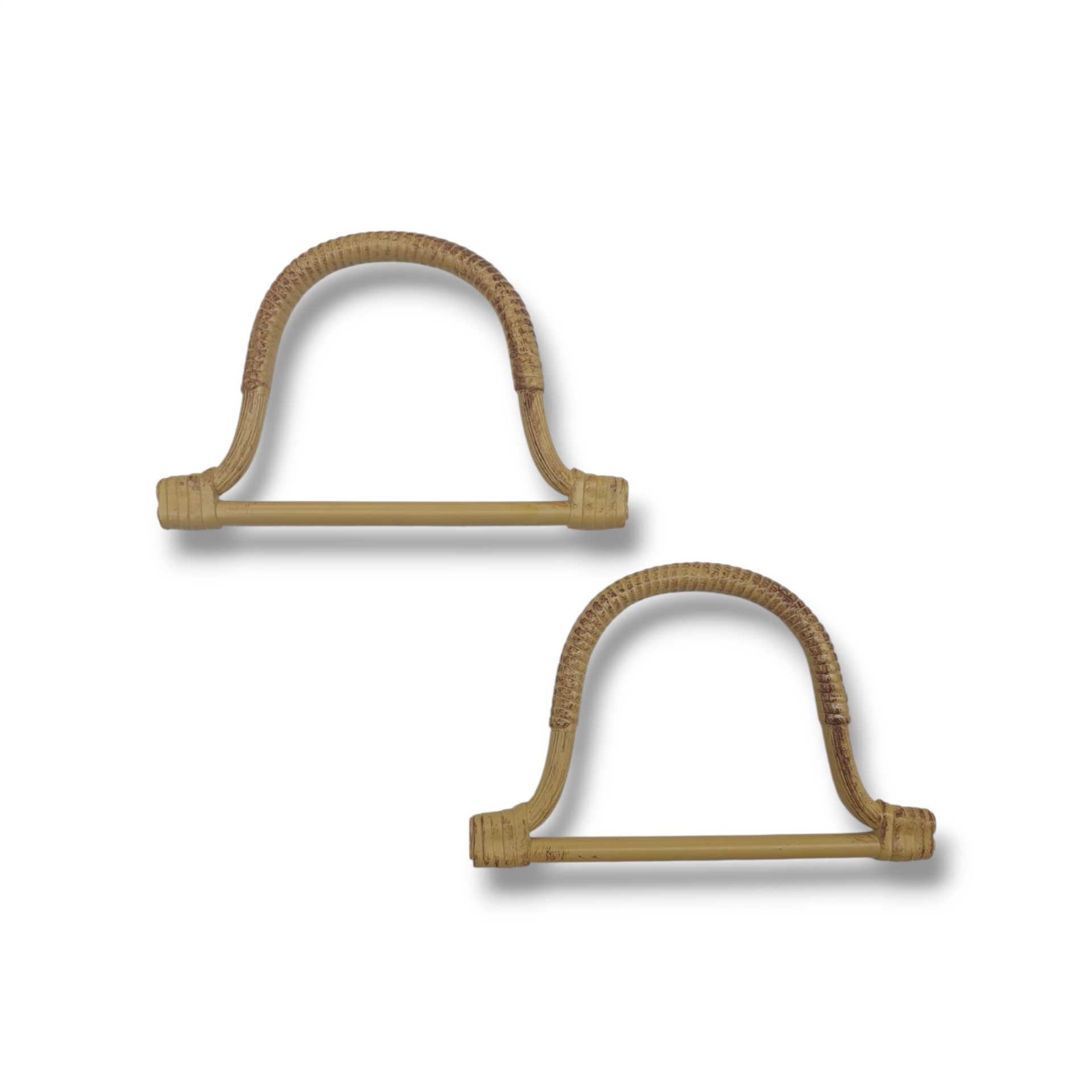 Bambu Görünümlü Plastik Çanta Sapı (16x11cm)