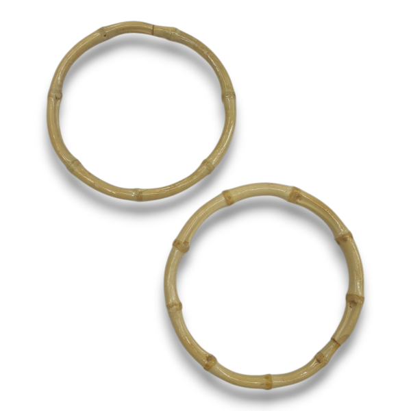 Yuvarlak Bambu Çanta Sapı (11 cm)